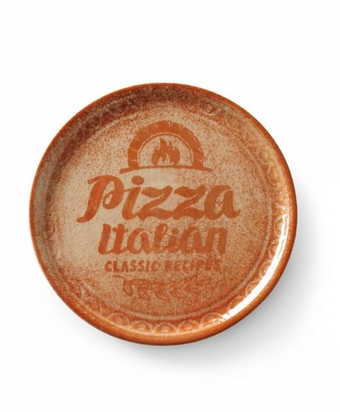 Talerz do pizzy Recipe Collection Brick Red, HENDI, czerwony, o310mm 