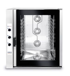 Piec konwekcyjno - parowy 10x GN 2/1, elektryczny - sterowanie manualne 