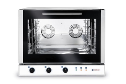 Piec piekarniczy, konwekcyjny z nawilżaniem 4x600x400mm - elektryczny, sterowanie manualne, trójfazowy 