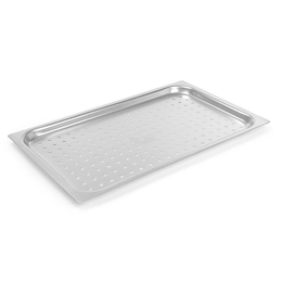 Pojemnik aluminiowy GN 1/1 perforowany  530x325x(H)20