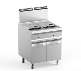 Frytownica gazowa z szafką 2 x 14 l, linia DominaPro 700 