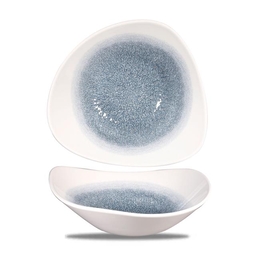 Miska trójkątna Raku Topaz Blue 