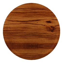 Taca laminowana teak antypoślizgowa okrągła 360mm