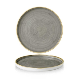 Talerz płytki z rantem Peppercorn Grey 210mm