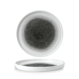 Talerz płytki z rantem Raku Quartz Black 260mm