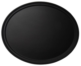 Taca do serwowania CAMBRO CAMTREAD® owalna, antypoślizgowa czarna