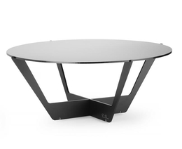Stojak bufetowy O300mm w zestawie z pleksi  Skiatos Black  310 x 310 x135  