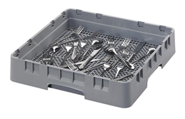 Kosz na sztućce CAMBRO CAMRACK® do zmywarek 500×500 mm, szary 