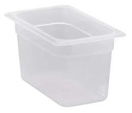 Pojemnik GN 1/4 z przezroczystego polipropylenu, Cambro, GN 1/4, transparentny, 162x265x(H)65mm 1,7 l